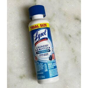 SET of 20 Lysol Laundry Sanitizer Crisp Linen Scent Trial Size Bulk Lot